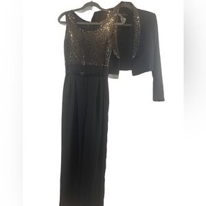 Black Dolman Sleeve Jumpsuit for Cocktail Nights